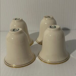 4 Lenox Demitasse cup liners